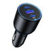Ugreen CD293 car charger 2x USB-C PD and 1x USB-A 130W - black - Cell phone USB charger<<<HurtelXML