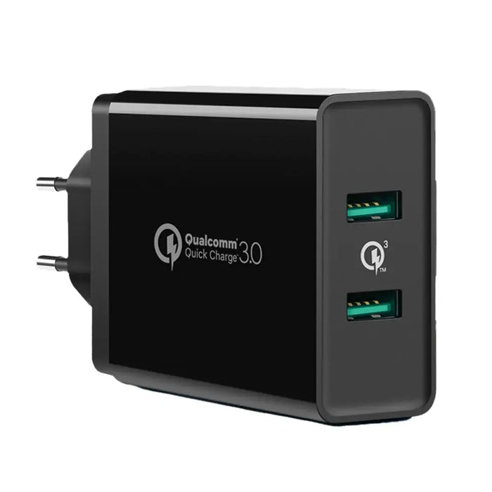 Ugreen charger 2xUSB-A 36W QC3.0 black (CD161) - Cell phone USB charger<<<HurtelXML