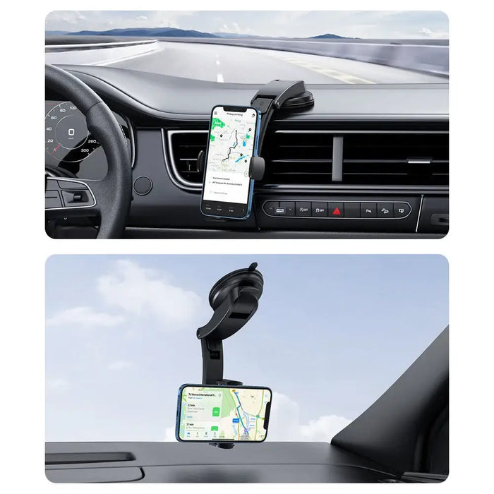 Ugreen Clamp Car Phone Holder for Dashboard Black (LP370) - Cell phone holders<<<HurtelXML