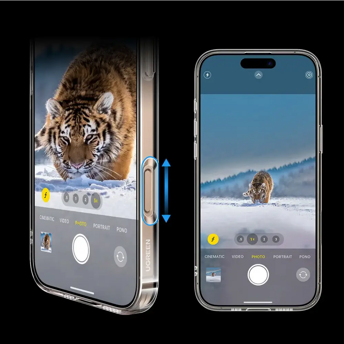 Ugreen Classy Clear Magnetic Case for iPhone 16 Pro Max - Transparent - Cell phone cases and covers<<<HurtelXML