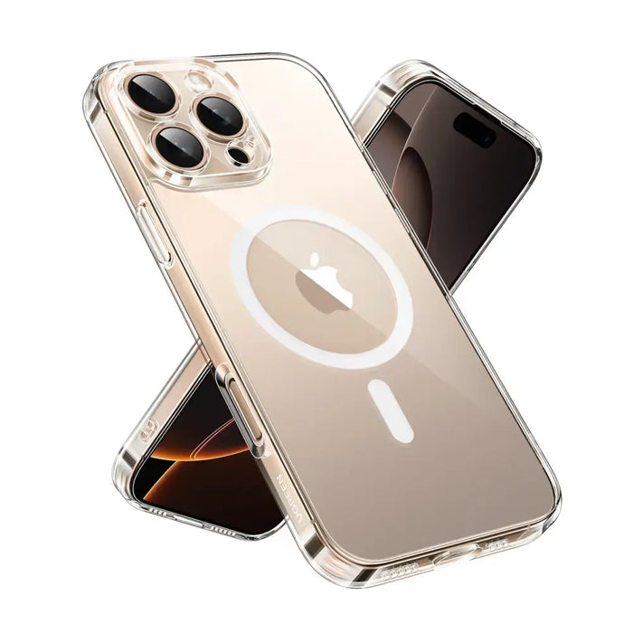 Ugreen Classy Clear Magnetic Case for iPhone 16 Pro - Transparent - Cell phone cases and covers<<<HurtelXML