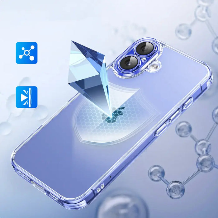 Ugreen Classy Clear Protective Case for iPhone 16 Plus - Transparent - Cell phone cases and covers<<<HurtelXML