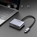 Ugreen CM162 50505 USB-C - HDMI / VGA / USB-A 3.0 / USB-C PD Adapter - Gray - USB adapters<<<HurtelXML