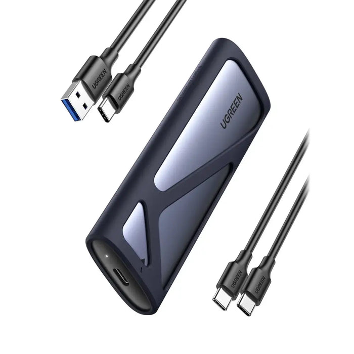 Ugreen CM400 90264 caddy for M.2 SSD with USB-C 3.2 port - gray - Disk adapters<<<HurtelXML