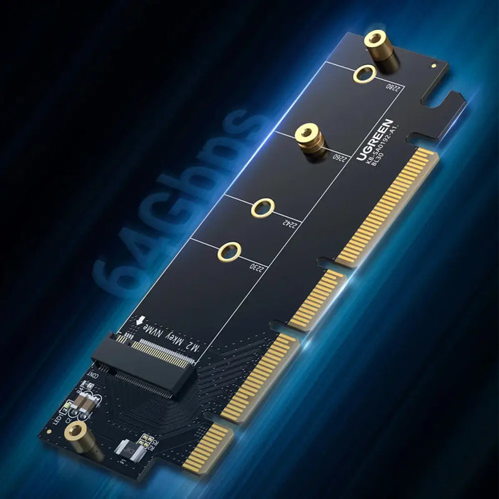 Ugreen CM465 PCIe 4.0 x4 to M.2 NVMe M-Key Expansion Card - Black - Disk adapters<<<HurtelXML