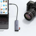 Ugreen CM512 90568 USB-C Adapter - 2x USB-A 3.0 / HDMI / RJ45 / SD and TF Card Reader / USB-C PD 100W - Gray - USB