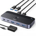 Ugreen CM662 USB 3.0 switch 2-in-4 switch + 2x USB-A cable - black - KVM switches<<<HurtelXML&&& switche