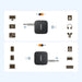 Ugreen CM667 35223 Bluetooth 5.2 audio transmitter/receiver - black - Other cell phone equipment<<<HurtelXML