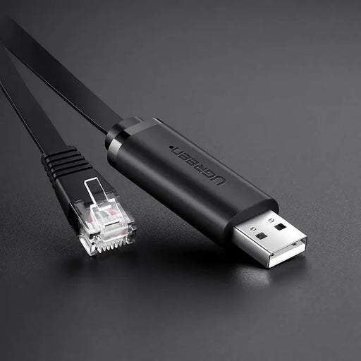 Ugreen console cable USB - Ethernet RJ45 1.5m black (CM204) - Network cables<<<HurtelXML