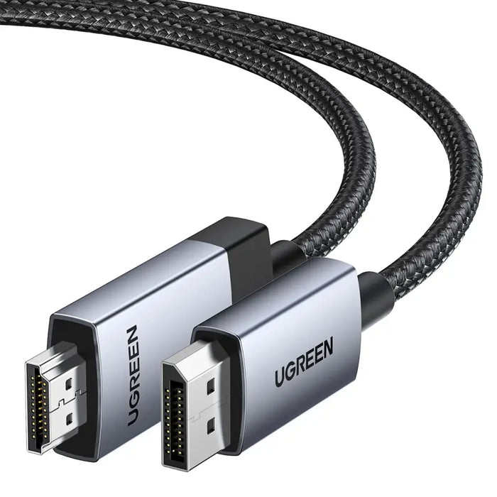 Ugreen DP119 15773 DisplayPort / HDMI 4K 60Hz cable 1m - gray - Video cables<<<HurtelXML