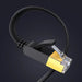 Ugreen Ethernet patch cord U/FTP Cat. 7 10Gb/s flat 0.5m black (NW106) - Network cables<<<HurtelXML