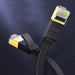 Ugreen Ethernet patch cord U/FTP Cat. 7 10Gb/s flat 0.5m black (NW106) - Network cables<<<HurtelXML