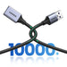 Ugreen extension cord adapter cable USB (male) - USB (female) 3.0 5Gb/s 2m gray (US115) - Cell phone cables<<<HurtelXML