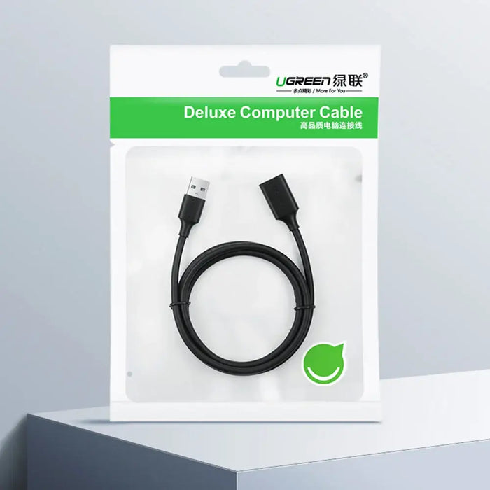 Ugreen extension USB 2.0 adapter 0.5m black (US103) - Cell phone cables<<<HurtelXML