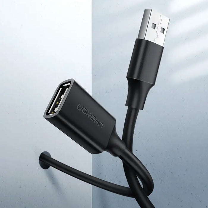 Ugreen extension USB 2.0 adapter 5m black (US103) - Cell phone cables<<<HurtelXML