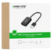 Ugreen external sound card music adapter USB - 3.5 mm mini jack 15cm black (30724) - Audio