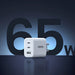 Ugreen fast charger 2x USB Type C / USB 65W PD3.0 QC3.0/4.0+ white (CD275) - Cell phone USB