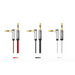 Ugreen flat cable AUX audio cable 3.5 mm mini jack 5m silver (10729) - Audio cables<<<HurtelXML