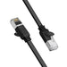 Ugreen Flat Cable Internet Network Cable Ethernet Patchcord RJ45 Cat 6 UTP 1000Mbps 5m Black (NW101 50187) - Network