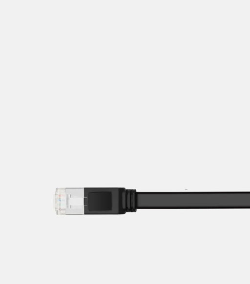 Ugreen Flat Cable Internet Network Cable Ethernet Patchcord RJ45 Cat 6 UTP 1000Mbps 5m Black (NW101 50187) - Network