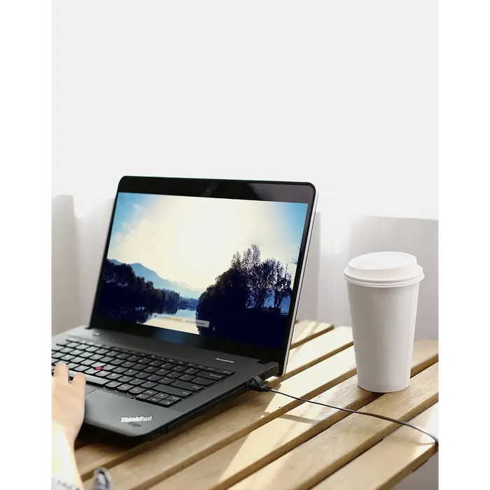 Ugreen Flat Cable Internet Network Cable Ethernet Patchcord RJ45 Cat 6 UTP 1000Mbps 1m Black (NW101 50184) - Network