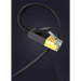 Ugreen Flat Cable Internet Network Cable Ethernet Patchcord RJ45 Cat 7 STP LAN 10 Gbps 3m Black (NW106 11262) - Network