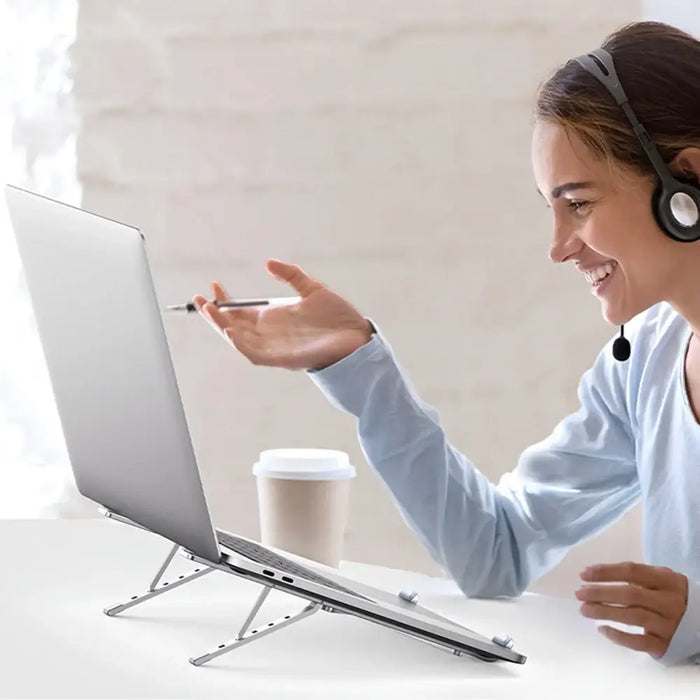 Ugreen foldable adjustable laptop stand silver (LP451) - Stands and tables for laptops<<<HurtelXML&&&Стойки за