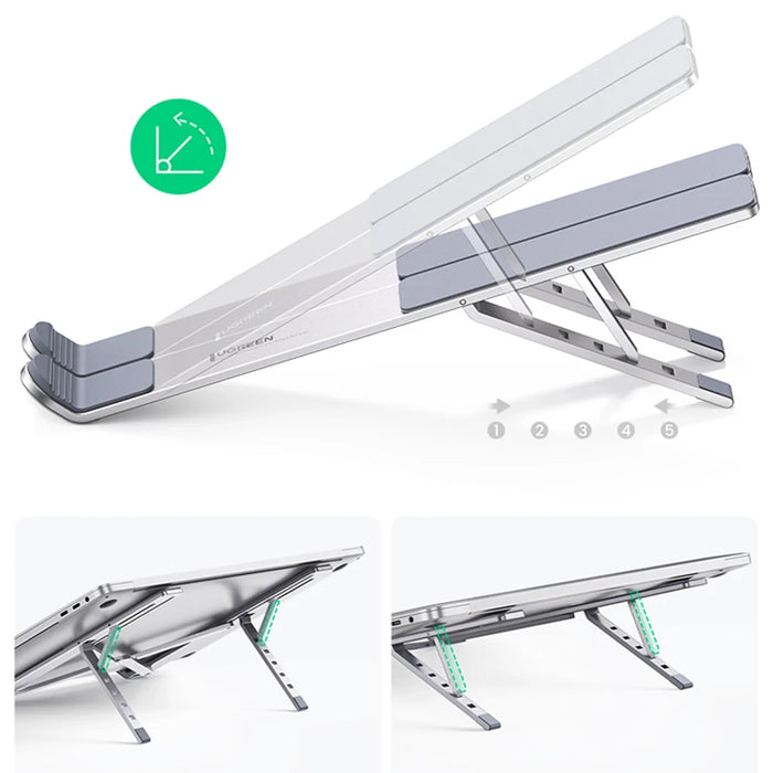 Ugreen foldable adjustable laptop stand silver (LP451) - Stands and tables for laptops<<<HurtelXML&&&Стойки за