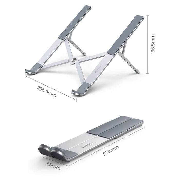Ugreen foldable adjustable laptop stand silver (LP451) - Stands and tables for laptops<<<HurtelXML&&&Стойки за