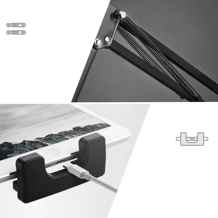 Ugreen Folding Arm Desk Table Tripod Holder for Phone Tablet Black/Grey (50394) - Cell phone