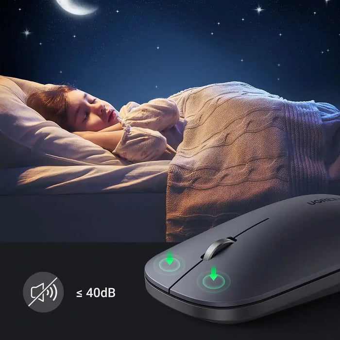 Ugreen handy wireless mouse USB black (MU001) - Other office accessories<<<HurtelXML