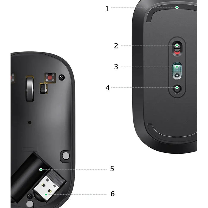 Ugreen handy wireless mouse USB black (MU001) - Other office accessories<<<HurtelXML