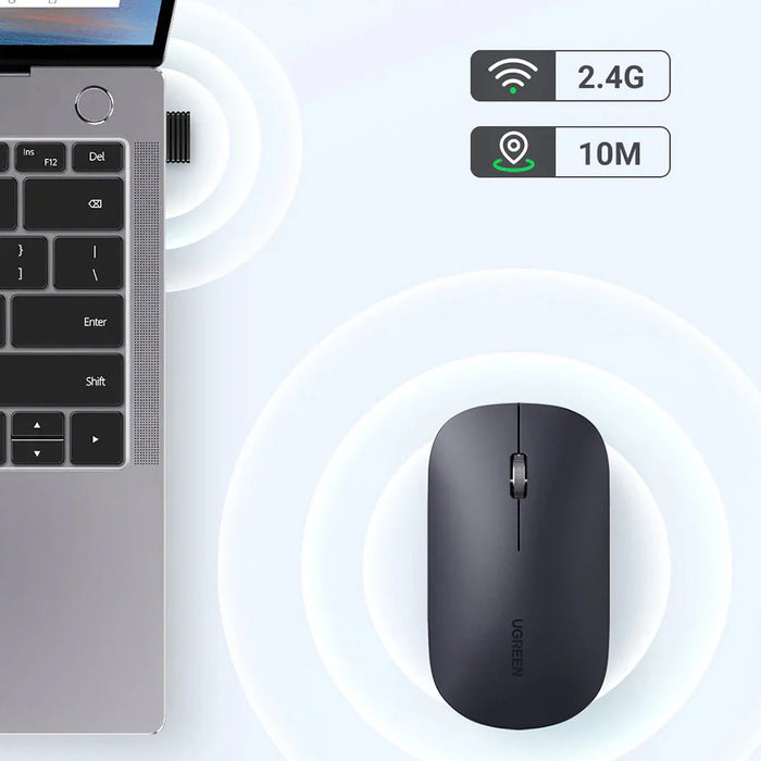 Ugreen handy wireless mouse USB gray (MU001) - Other office accessories<<<HurtelXML