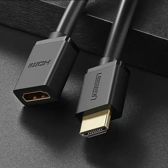 Ugreen HD107 10140 HDMI (Male) - HDMI (Female) 4K Cable 0.5 m - Black - Video cables<<<HurtelXML