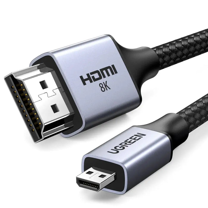 Ugreen HD164 15517 micro HDMI / HDMI 2.1 8K cable 2m - gray - Video cables<<<HurtelXML