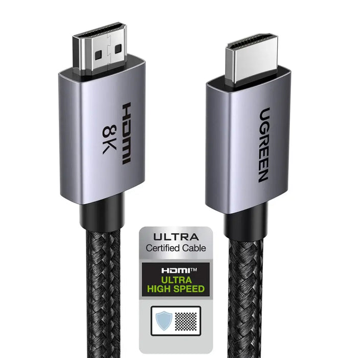 Ugreen HD171 25911 cable with HDMI 2.1 8K connectors certified 3 m - gray - Video cables<<<HurtelXML