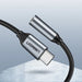 Ugreen Headphone Adapter with 3.5mm mini jack to USB Type C 10cm gray (30632) - USB adapters<<<HurtelXML