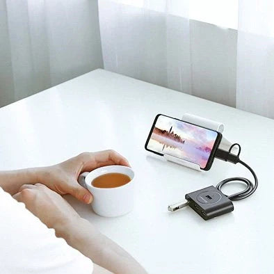 Ugreen HUB 4x USB 3.2 Gen 1 (0.5 m cable) black (20290) - USB hubs<<<HurtelXML