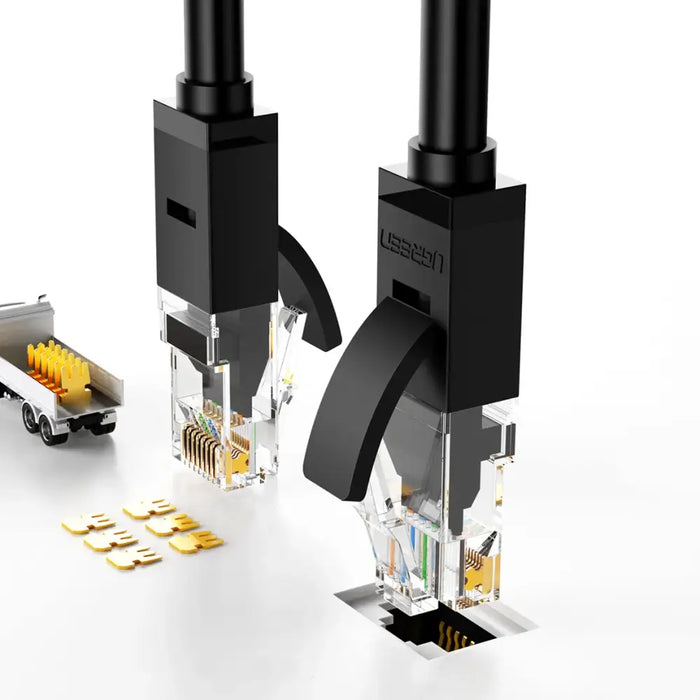 Ugreen LAN Ethernet U/UTP Cat. 6 1000Mbps 8m Black (NW102) - Network cables<<<HurtelXML
