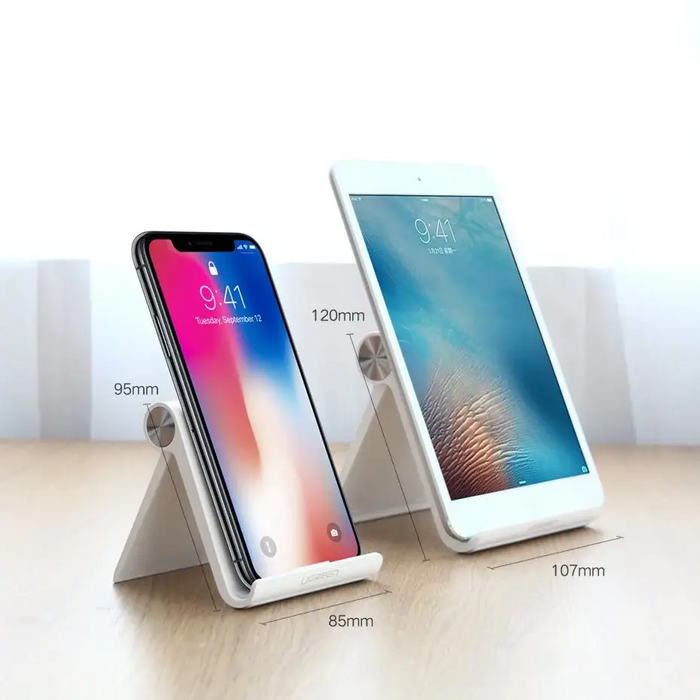 Ugreen LP106 30285 95 x 85 mm desk stand for 4-7.9’’ phone - white - Cell phone holders<<<HurtelXML&&&Поставки за