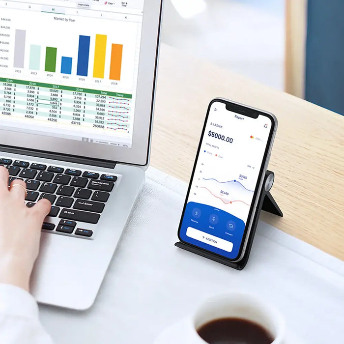 Ugreen LP106 50747 95 x 85 mm desk stand for 4-7.9’’ phone - black - Cell phone holders<<<HurtelXML&&&Поставки за