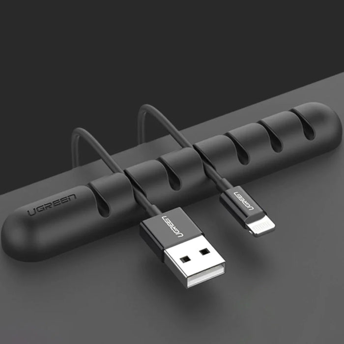 Ugreen LP114 self-adhesive cable organizer for 7 cables - black - Household accessories<<<HurtelXML