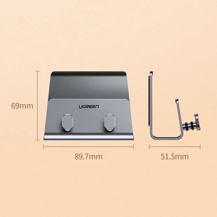 Ugreen LP193 metal wall holder for smartphone / tablet 4-9.7’’ - silver - Cell phone holders<<<HurtelXML