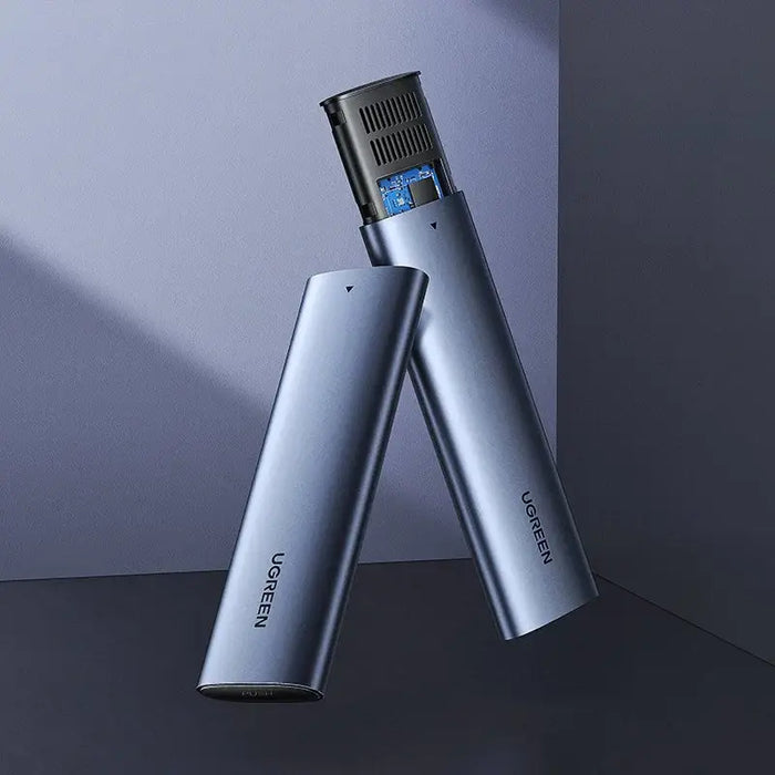 Ugreen M.2 SSD bay USB 3.2 Gen 2 drive (SuperSpeed USB 10 Gbps) + USB Type C cable 0.5m gray (CM400 10902) - Disk