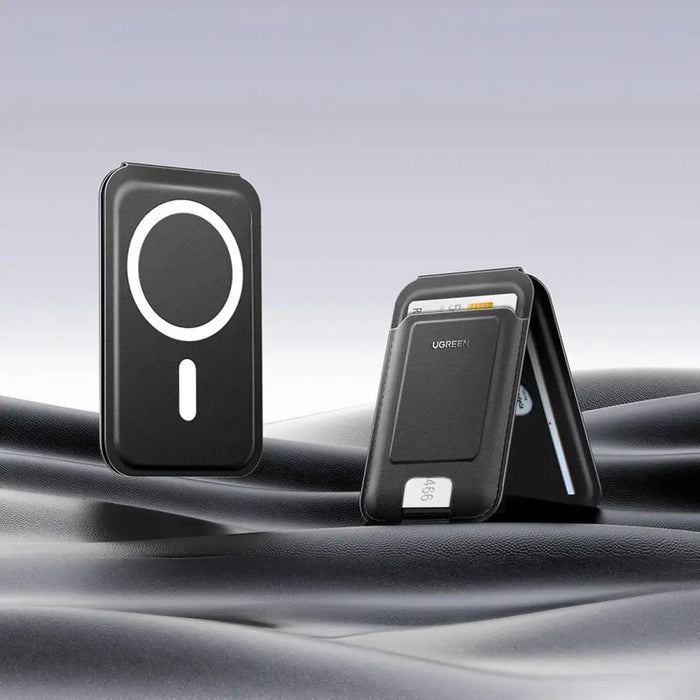 Ugreen Magnetic Wallet 45165 magnetic MagSafe with stand - black - Cell phone cases and covers<<<HurtelXML