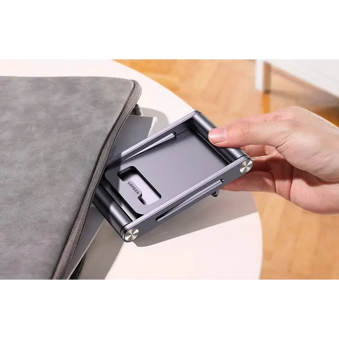 Ugreen metal aluminum folding phone holder tablet gray (LP263 80708) - Cell phone holders<<<HurtelXML&&&Notebooks