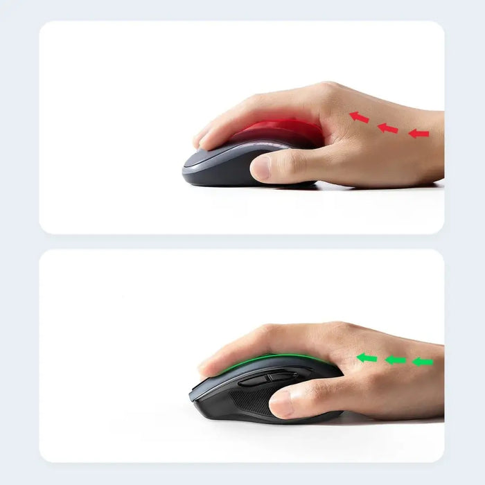 Ugreen MU006 wireless optical mouse USB 2.4GHz / Bluetooth 5.0 4000 DPI - black - Other office accessories<<<HurtelXML
