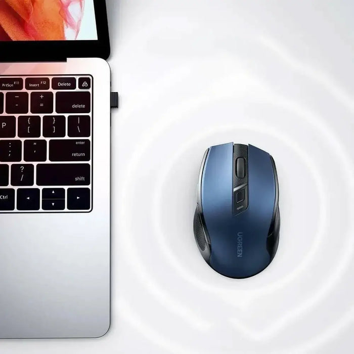 Ugreen MU006 Wireless Optical Mouse USB 2.4GHz / Bluetooth 5.0 4000 DPI - Blue - Other office accessories<<<HurtelXML