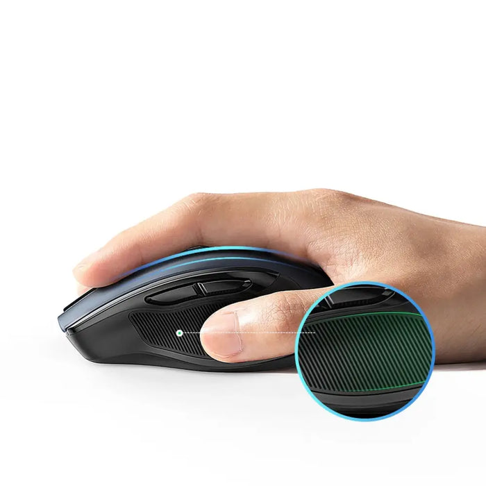 Ugreen MU006 Wireless USB 2.4GHz 4000 DPI Optical Mouse - Black - Other office