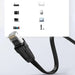 Ugreen NW102 50180 Flat Network LAN Ethernet Cable Cat. 6 15m - Black - Network cables<<<HurtelXML